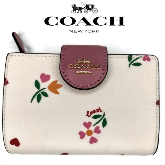 C7599 Coach Mini Pepper Flower Petal Bag and Wallet Set NWT C7653 NEW FOR SPRING - Picture 6 of 16